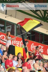  The Belgium flag in Miskolc  &copy; womensbasketball-in-france.com  