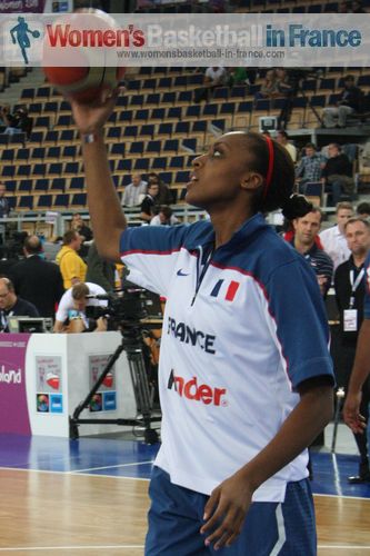 Sandrine Gruda at EuroBasket Women 2011 © womensbasketball-in-france.com  
