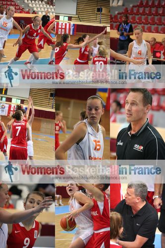 Netherlands   U16 against Czech Republic U16 in Miskolc &copy; womensbasketball-in-france.com  