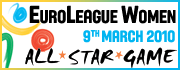  Fiba Europe EuroLeague Women 2010 All Star Game Logo © FIBA Europe 