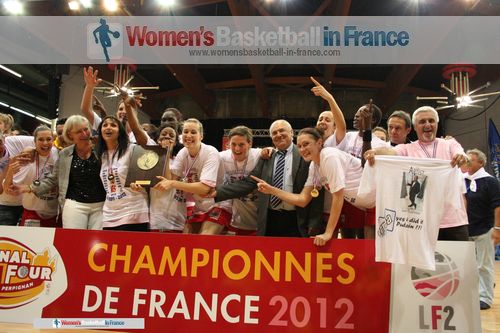 2012 LF2 French Champions - Perpignan Basket © womensbasketball-in-france.com 