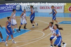  Great Britain playing Israel &copy; womensbasketball-in-france.com