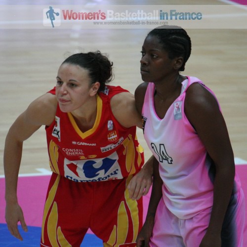  Sabrina Réghaïssia and Shanavi Dowdel &copy; womensbasketball-in-france.com