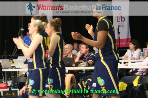  COB Calais players at end of 2012 Final 4  ©  womensbasketball-in-france.com 
