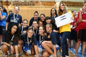   Israel U20 in Macedonia &copy; womensbasketball-in-france.com