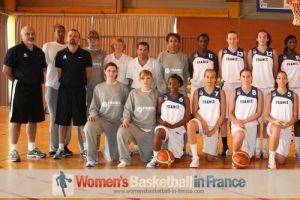 2011 France U20 in preparation &copy; womensbasketball-in-france.com  