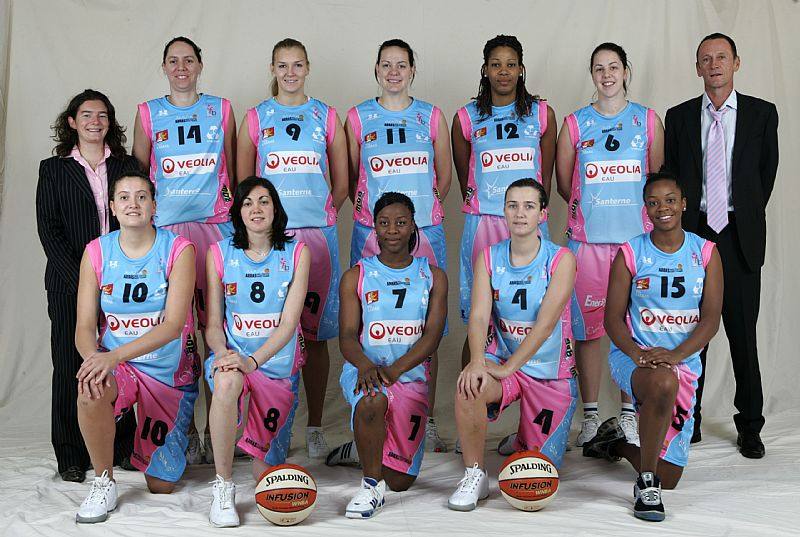 Asptt Arras 2008-2009 ©  Ligue Féminine de BasketBall 