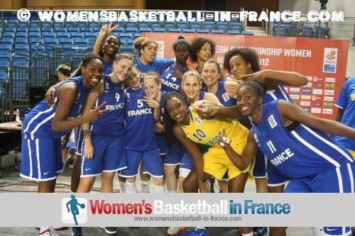 Agathe Degorces and Binta Dramme together with other French playes