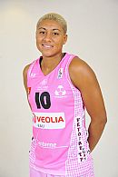 Maillot De Basket RUN JUMP Challes-les-Eaux - Porté Par Stéphanie DUBOIS (FIBA), Taille L