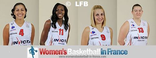 Amel Bouderra, Ekaterina Dimitrov, DjeneDiawara and Eleonore Grossemy  ©  LFB 