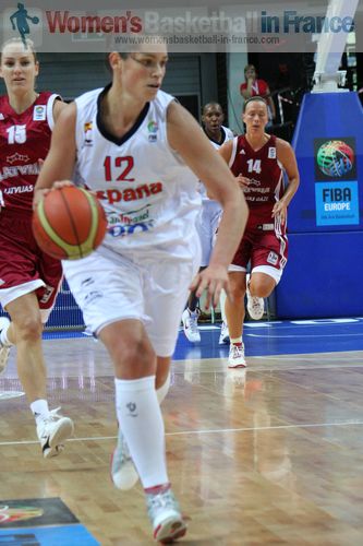 Anna Montanana running to basket at EuroBasket Women 2011 © womensbasketball-in-france.com  