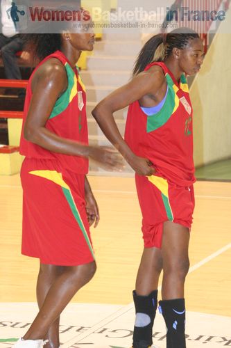 Astan Dabo and Naignouma Coulibaly ©  womensbasketball-in-france.com 