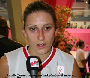 Aurélie Bonnan at the open LFB 2000 © womensbasketball-in-france.com