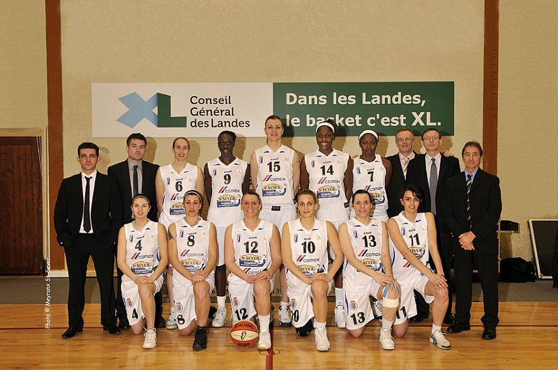 Basket Landes second team photo 2009 © width =