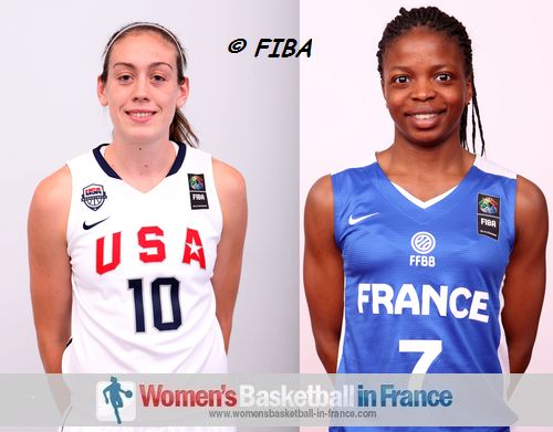 Breanna Stewart and Olivia Epoupa