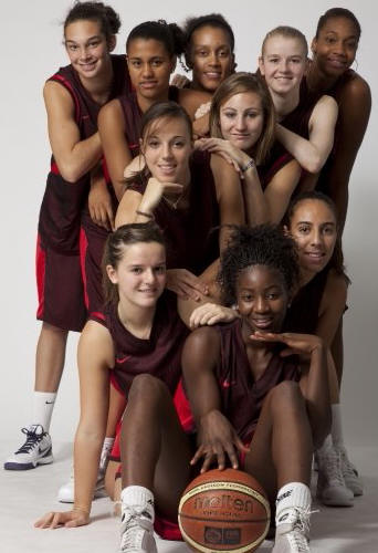 Players from the French national basketball academy (CFBB)  © CFBB 