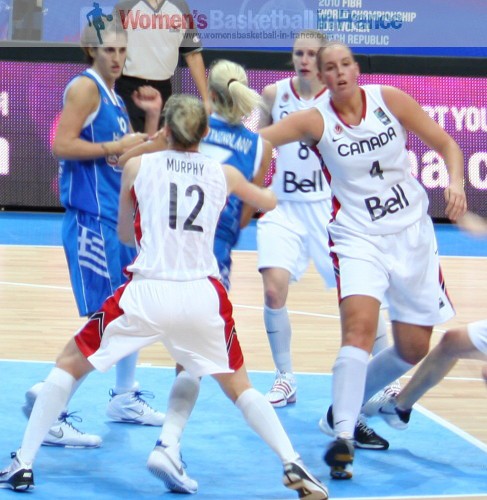  Canada Playing Greece during the 2010 World Championship for Women © womensbasketball-in-france.com  