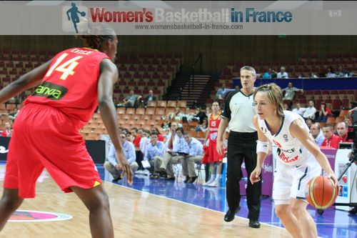 Céline Dumerc and Sancho Lyttle at Eurobasket women 2011