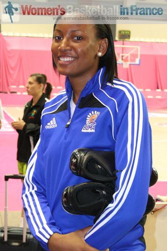 Diandra Tchatchouang at the 2011 Open LFB ©  womensbasketball-in-france.com