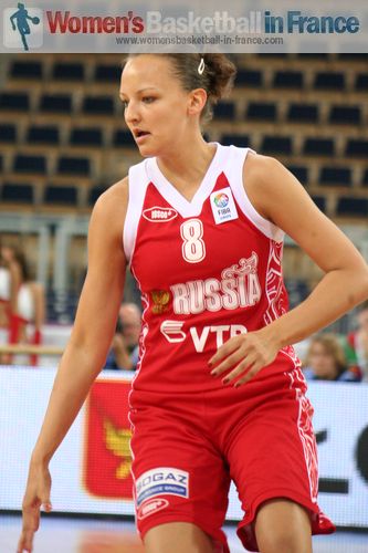 Elena Danilochkina at EuroBasket Women 2011 © womensbasketball-in-france.com  