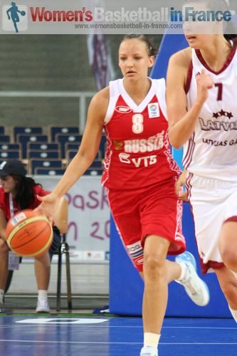 Elena Danilochkina at EuroBasket Women 2011 © womensbasketball-in-france.com  