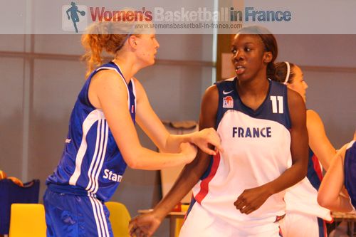 Ella Clark and Priscilla Lokoka © womensbasketball-in-france.com  