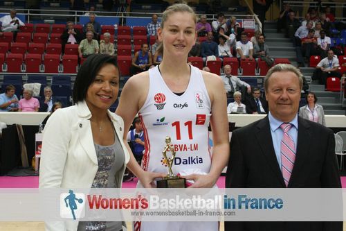 Emma Meesseman picks up LFB 2013 young player of year award