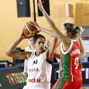  Emméline Ndongue  playing against Belarus at EuroBasket Women 2009 © Castoria - FIBA Europe 