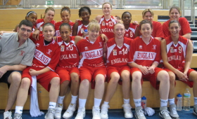 England U18 after the game
