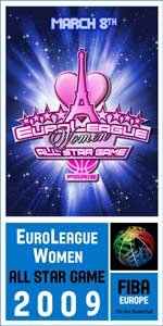 FIBA Europe EuroLeague Women 2009 All Star Game  Poster ©  FIBA Europe 