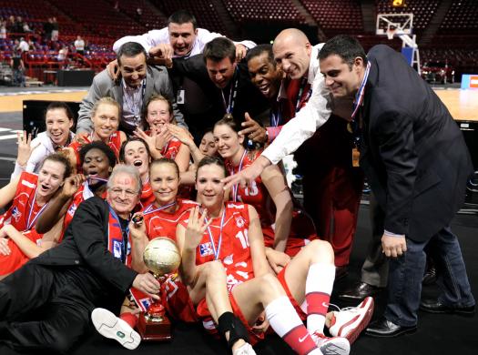 The basketball COUPE DE FRANCE belong to Bourges Basket and FC ...