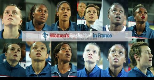 French 2012 Olympic roster head shot ©  womensbasketball-in-france.com 