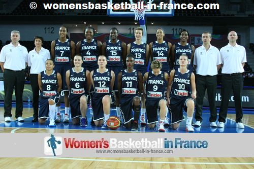 France Women 2012 Olympic Games basketball team © womensbasketball-in-france.com