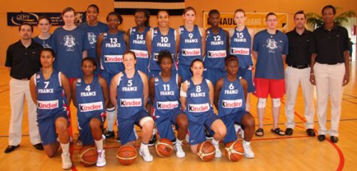  France U18 2009 in   Fougères   © tournoi international de basket-ball - Fougères