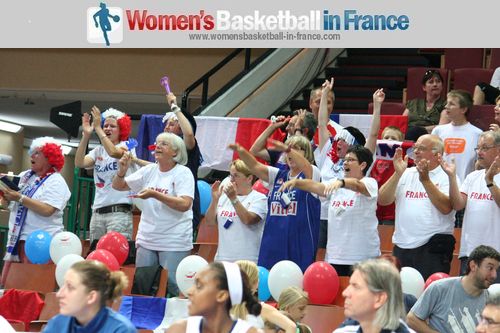 France suppporters club  at Eurobasket women 2011