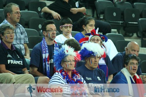 French Supporters Club at FIBA 2012 Olympic Qualifying Tournament for Women ©  womensbasketball-in-france.com 