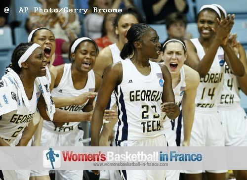 Tjasa Gortnar and Georgia Tech qualify for Sweet 16 ©  AP Photo/Gerry Broome