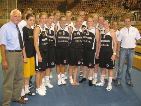 Germany U18 after the game