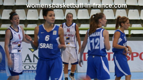  Great Britain u20 playing Israel u20 © womensbasketball-in-france.com