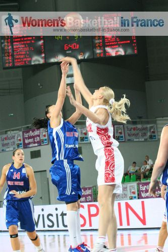 Great Britain vs. Russia at EuroBasket Women 2011