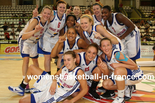  Great Britain win the Gold medal at the U20 Championships for the first time © womensbasketball-in-france.com