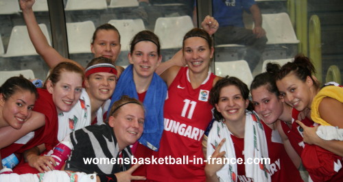   A win at last for Hungary  © womensbasketball-in-france.com