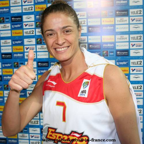 Isabel Sanchez at EuroBasket women 2009 © womensbasketball-in-france.com