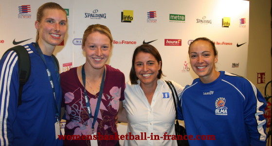  MicheleVan Gorp, Liz Moeggenberg Joanne McCallie  Sheana Morsh  and  © LFB  