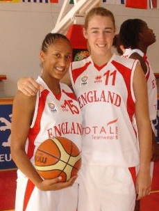 Katrin Chiemeka and Tamzin Barroilhet  © womensbasketball-in-france.com  