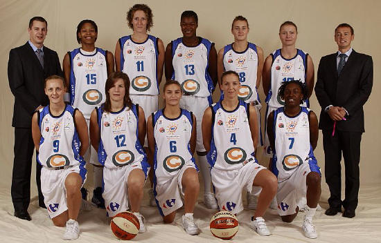  Basket Lattes Montpellier Agglomération 2009-2010   © Ligue Féminine de Basket 