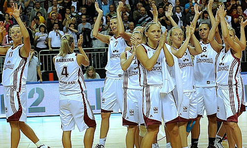 Latvia senior team qualify for EuroBasket Women 2011 © Juris Bērziņš