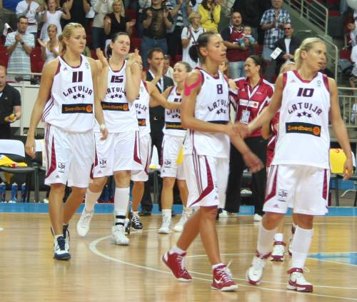 Baltic Latvian Women Basketball In 51