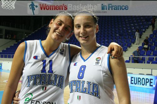 Laura Spreafico and Alessandra Tava © womensbasketball-in-france.com  