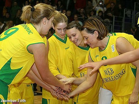  MKB EuroLeasing having fun in the EuroLeague Women 2008-209  © FIBA Europe 